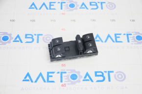 Front left window lift control VW Jetta 11-18 USA black, 4 auto