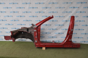 Front quarter left Toyota Camry v40 red, with central pillar