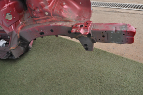 Front quarter left Toyota Camry v40 red, with central pillar