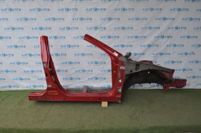 Front right quarter Toyota Camry v40 red, with central pillar, pokes