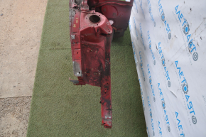 Front right quarter Toyota Camry v40 red, with central pillar, pokes