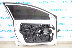 Door assembly front left Hyundai Sonata 11-14 hybrid white WW7, butt