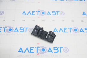 Front left window lift control VW Passat b8 16-19 USA black with chrome, auto