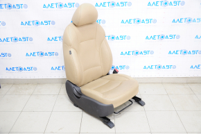 Passenger seat Hyundai Sonata 11-15 with airbag, manual, beige leather
