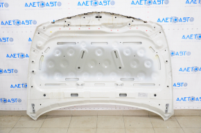 Hood bare Hyundai Sonata 11-15 white WW7