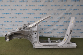 Front quarter left Ford Fusion mk5 13-20 white, with central pillar
