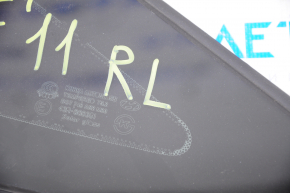 Window blind glass rear left Hyundai Sonata 11-15 poke on chrome