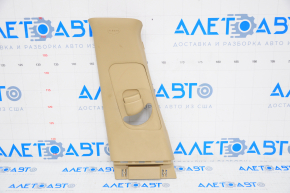 Upper center pillar trim left belt Hyundai Sonata 11-15 beige, worn