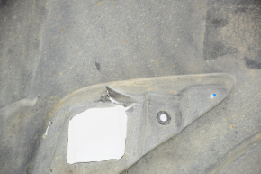Rear bumper bare Hyundai Sonata 11-15 hybrid, white, cracked