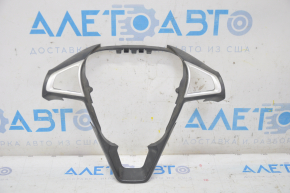 Ford Fusion mk5 13-16 steering wheel trim gray insert, broken fastener