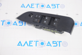 Front left window lift control for Toyota Highlander 14-19, black, 2-speed automatic, with black trim