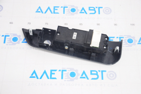 Front left window lift control for Toyota Highlander 14-19, black, 2-speed automatic, with black trim