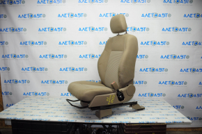 Passenger seat Jeep Compass 11-14 without airbag, cloth beige