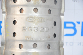Catalytic converter lower Hyundai Sonata 11-15 hybrid