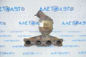 Exhaust manifold with catalytic converter Hyundai Sonata 11-15 hybrid