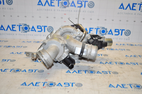 Turbocharger assembly with manifold and cooling pipes VW Passat b8 16-19 USA 1.8T, 2.0T mileage 20 thousand
