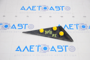 Triangle wing molding left Hyundai Sonata 11-15 gloss