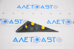 Wing molding triangle right Hyundai Sonata 11-15 gloss