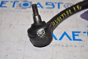 Steering rod with tip left Hyundai Veloster 12-17 hole in boot