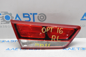 Inner taillight trunk lid left Kia Optima 16-20 for polishing