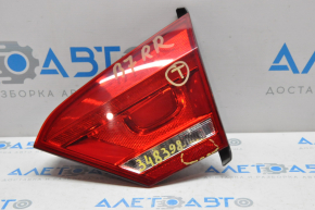 Lamp inner trunk lid right VW Passat b7 12-15 USA crack