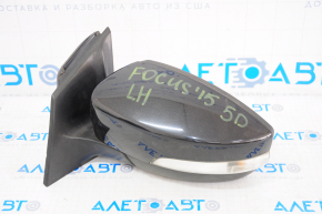 Left side mirror complete Ford Focus mk3 15-18 rest, 7 pins, turn signal, heated, black