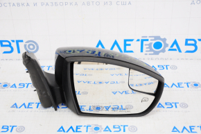 Right side mirror complete Ford Focus mk3 15-18 rest, 9 pins, turn signal, heated, black