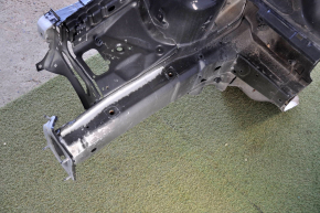 Front right quarter Ford Focus mk3 11-18 black with central pillar, dented