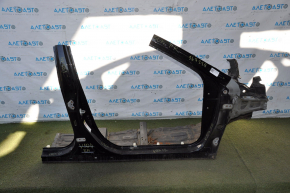 Front right quarter Toyota Camry v50 12-14 usa black with central pillar, without sidewall, butt