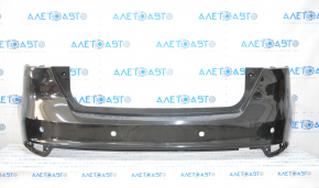 Rear bumper bare Ford Focus mk3 15-18 rest 5d for parking sensors, black