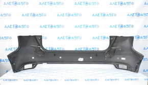 Rear bumper bare Ford Focus mk3 15-18 rest 5d for parking sensors, black