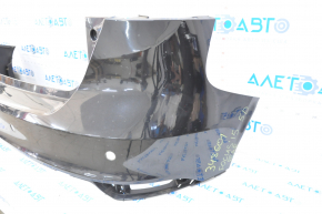 Rear bumper bare Ford Focus mk3 15-18 rest 5d for parking sensors, black