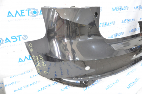 Rear bumper bare Ford Focus mk3 15-18 rest 5d for parking sensors, black