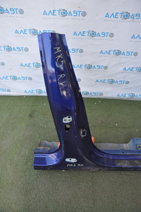 Front quarter right Ford Fusion mk5 13-16 without bracket blue with central pillar