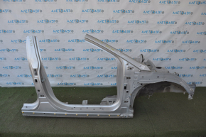 Front quarter right Hyundai Sonata 15-19 silver with central pillar