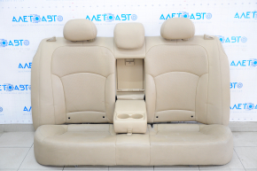 Rear row of seats 2 row Hyundai Sonata 11-14 leather beige