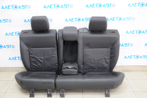 Rear row of seats 2 row of 4 parts Ford Focus mk3 15-18 rest, titanium leather black, for cleaning