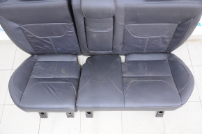 Rear row of seats 2 row of 4 parts Ford Focus mk3 15-18 rest, titanium leather black, for cleaning