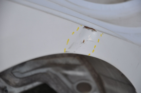 Quarter wing rear right Hyundai Sonata 11-12 white, dented