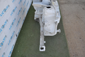Front quarter left Hyundai Sonata 11-15 white, with central pillar