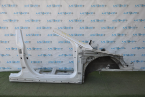Front quarter right Hyundai Sonata 11-15 white, with central pillar