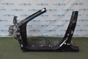 Front quarter left Toyota Camry v55 15-17 usa black with central pillar, without side member