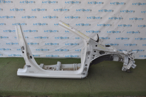 Quarter front right Subaru Impreza 17-23 GK white with central pillar, bent side member