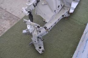 Quarter front right Subaru Impreza 17-23 GK white with central pillar, bent side member