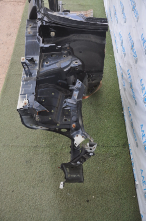 Front right quarter Nissan Rogue 14-20 black with central pillar, dented