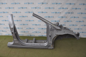 Front right quarter Hyundai Sonata 15-19 gray, dented side member
