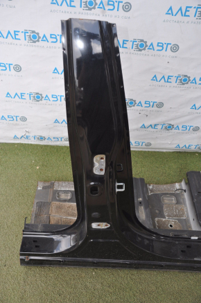 Front quarter right Hyundai Sonata 16-17 hybrid black with central pillar, without side member