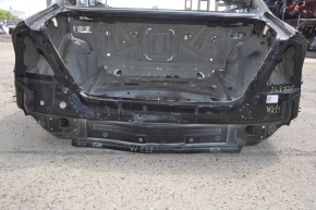 Mercedes W211 rear panel black dented, on the body