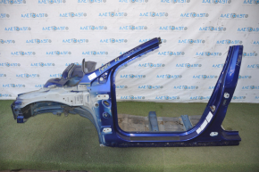 Front quarter left Ford Fusion mk5 13-20 blue with central pillar