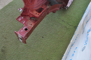 Front right quarter VW Passat b8 16-19 USA red with central pillar